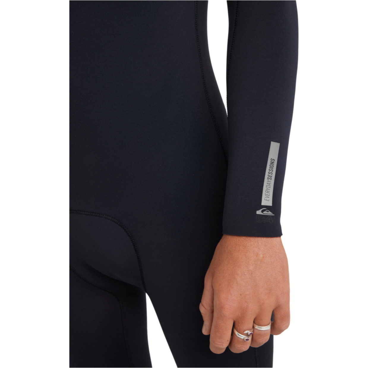2025 Quiksilver Hombres Everyday Sessions 5/4/3mm Chest Zip Neopreno 25AW213513 - Black